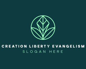 Green Leaf Landscape logo design