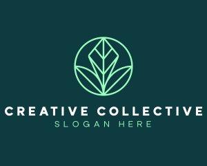 Green Leaf Landscape logo design