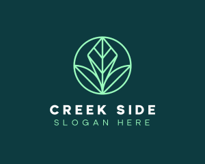 Green Leaf Landscape logo design