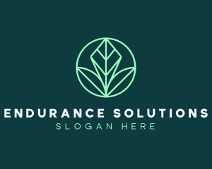 Green Leaf Landscape logo design