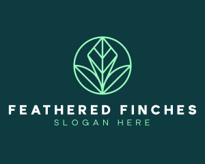 Green Leaf Landscape logo design