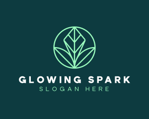 Green Leaf Landscape logo design