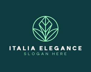 Green Leaf Landscape logo design