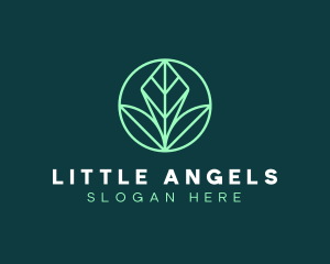 Green Leaf Landscape logo design