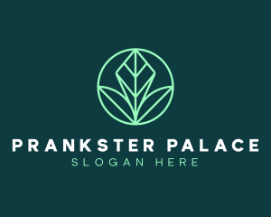 Green Leaf Landscape logo design