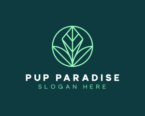 Green Leaf Landscape logo design