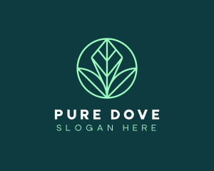 Green Leaf Landscape logo design