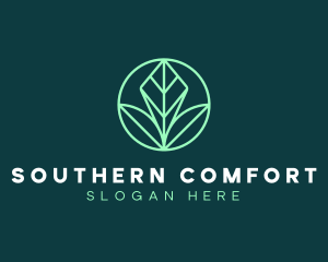 Green Leaf Landscape logo design