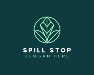 Green Leaf Landscape logo design