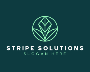 Green Leaf Landscape logo design