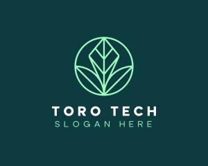 Green Leaf Landscape logo design