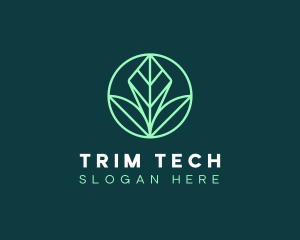 Green Leaf Landscape logo design