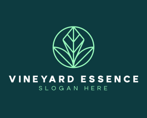 Green Leaf Landscape logo design