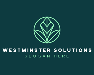 Green Leaf Landscape logo design