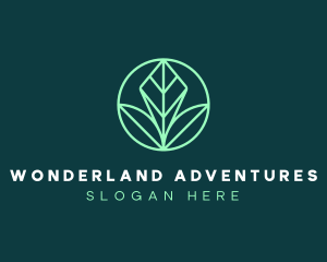 Green Leaf Landscape logo design