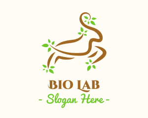 Biology - Wellness Ram Tree logo design