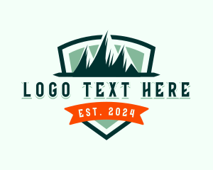 Alpine - Mountain Peak Exploration logo design