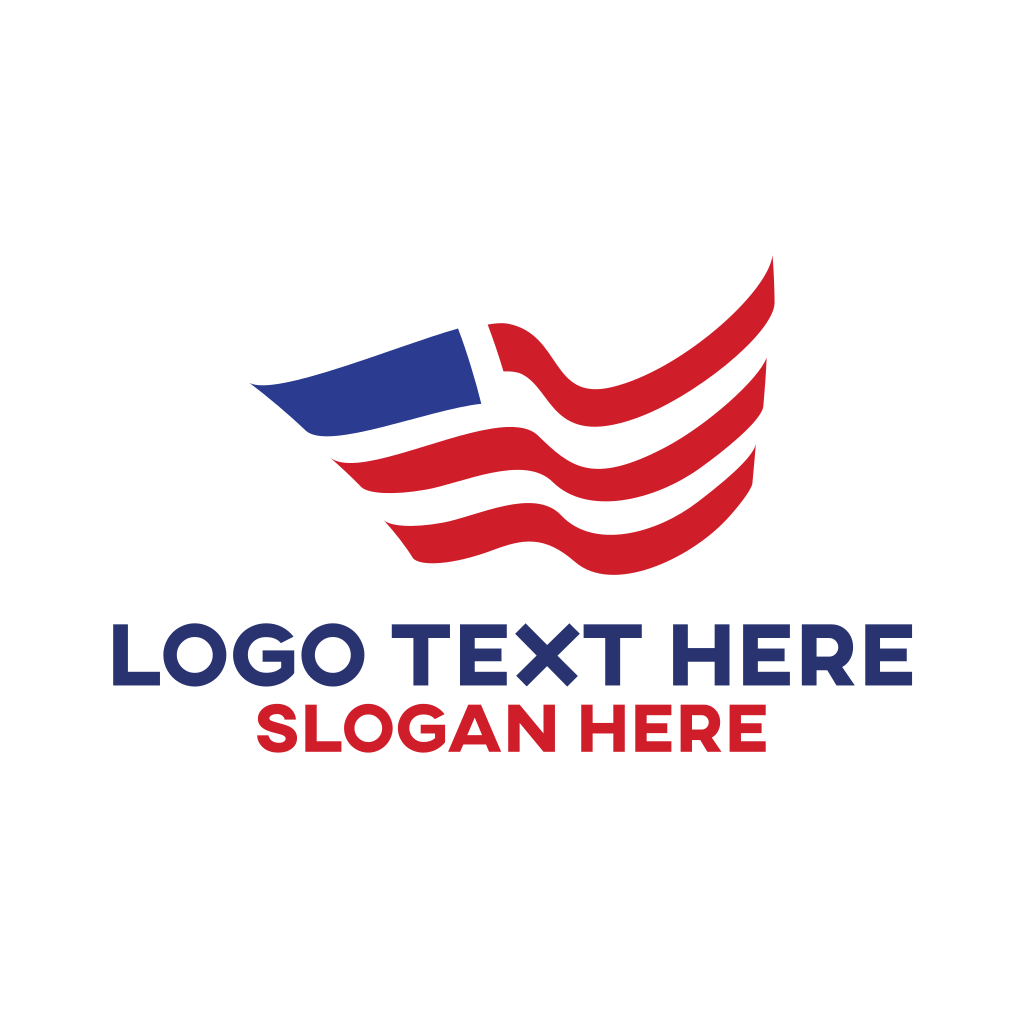 American USA Flag Logo | BrandCrowd Logo Maker