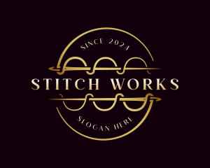 Tailor Thread Needle logo design