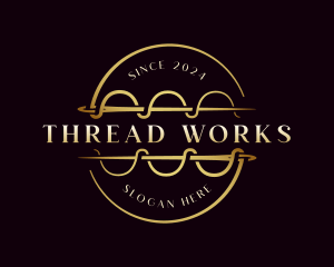 Tailor Thread Needle logo design