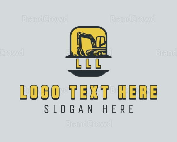 Industrial Excavation Construction Logo