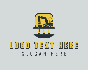 Construction - Industrial Excavation Construction logo design