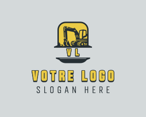 Industrial Excavation Construction logo design