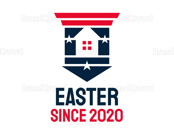 Star Patriotic House Logo