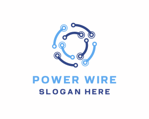 Wiring - Digital Circuit Wire logo design