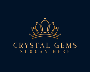 Premium Crown Jewelry logo design