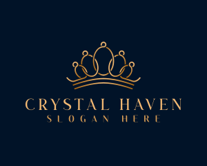 Premium Crown Jewelry logo design