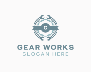 Wrench Gear Tools logo design