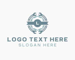 Cog Wheel - Wrench Gear Tools logo design