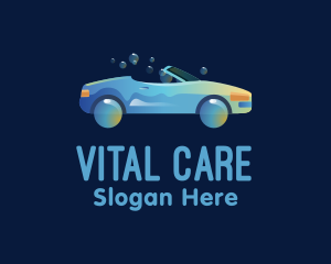 Car Rental - Bubble Car Cleaning logo design