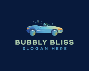 Bubble Car Cleaning logo design