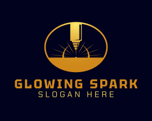 Laser Cutting Tool  logo design