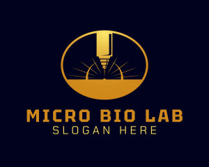 Laser Cutting Tool  logo design