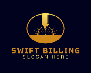 Laser Cutting Tool  logo design