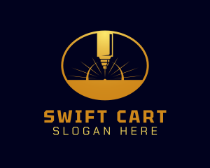 Laser Cutting Tool  logo design