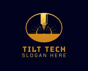 Laser Cutting Tool  logo design