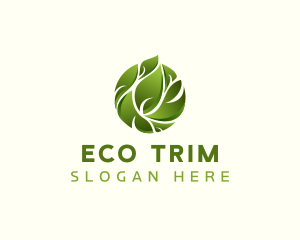 Leaf Eco Garden logo design