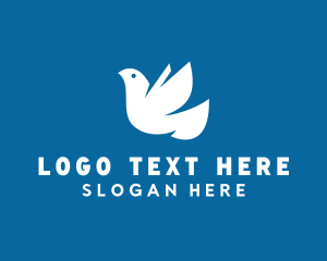 Dove Bird Freedom logo design