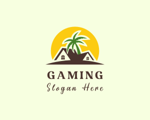 Lodging - Sun Tropical House logo design