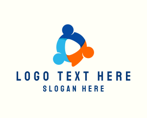 Group - People Startup Company logo design