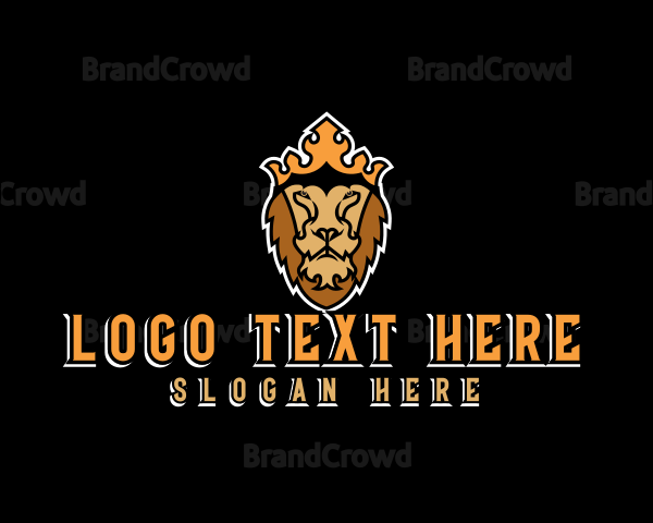 Lion King Crown Logo