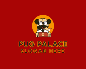 Pug - Pet Dog Pug logo design