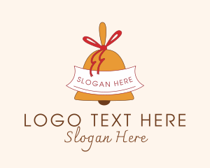 Ribbon Bell Ornament Logo