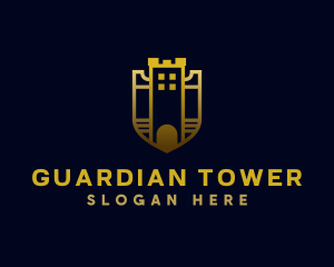 Watchtower - Medieval Crest Tower logo design