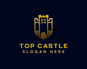 Medieval Crest Tower logo design