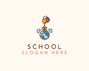 Kids Daycare School logo design
